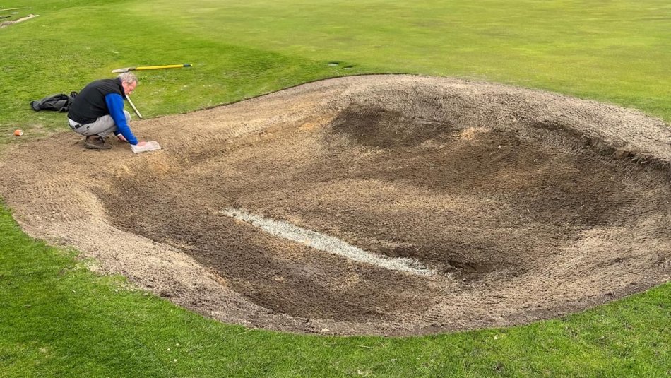 Réfection des bunkers de greens